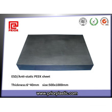 ESD Peek Plastic Sheet in Black Color